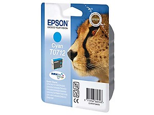 Ink-jet EPSON Stylus D78 T0712 originál modrá 5,5ml (T071240)