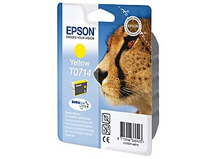 Ink-jet EPSON Stylus D78 T0714 originál žlutá 5,5m (T071440)