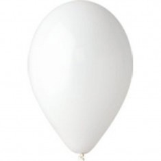 Nafukovací balónky 100ks/26cm bílý