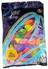 Nafukovací balónky barevné mix 100ks L (26cm)