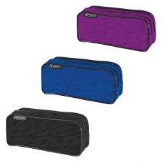 Penál pouzdro dvojité Nylon mix Herlitz