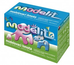 Modelína Modellit 500g bílá