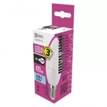 Žárovka LED E14 6W Classic Candle,  studená bílá