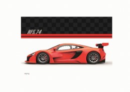 Podložka psací 60x40 Sport car