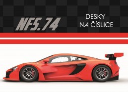 Desky na číslice Sport Car