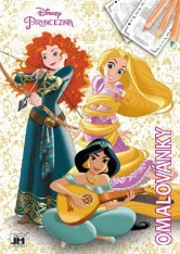 Omalovánky A4 Princezny Disney