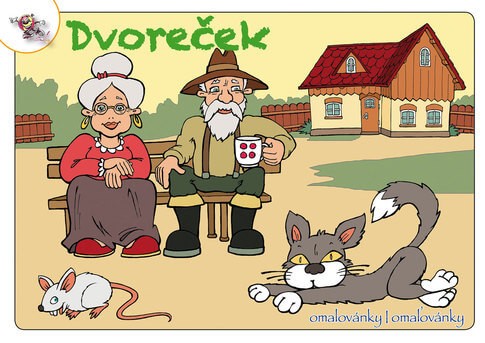 Omalovánky Mičánek - Dvoreček