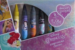 Voskovky 8ks silné oboustranné Princezny