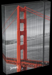 Desky škol.A5 box Cities San Francisco