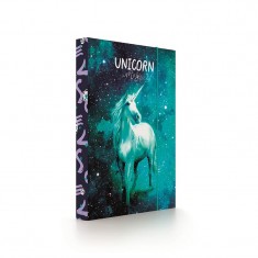 Desky škol.A5 box Unicorn