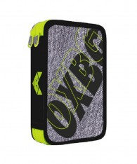 Penál 2P nevyb. OXY Grey line green