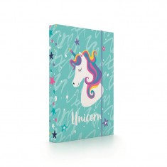 Desky škol.A5 box Unicorn Iconic