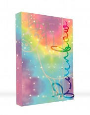 Desky škol.A4 box JUMBO Rainbow