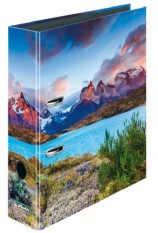 Pořadač A4 pák.80mm R lamino potisk Patagonie