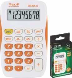Kalkulačka KW TR-295-K 8 míst oranžová