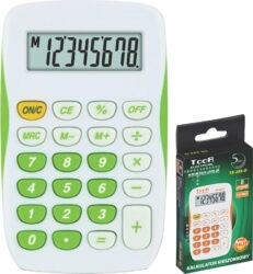 Kalkulačka KW TR-295-K 8 míst zelená