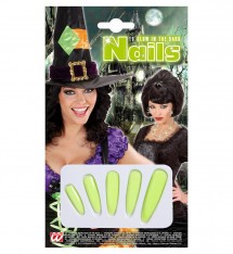 Karneval - Halloween nehty svítící ve tmě