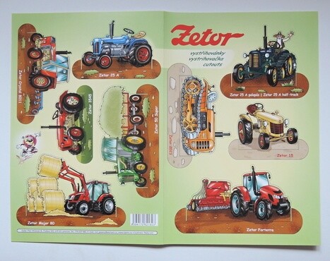 Vystřihovánky 2xA4 Zetor