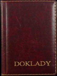Pouzdro na doklady vínové