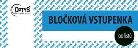T-vstupenky bločkové 100 ls OPTYS