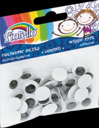 Oči nalepovací 15mm/40ks