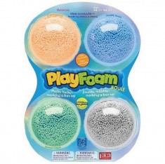 Modelína PlayFoam kuličková 4ks glitr