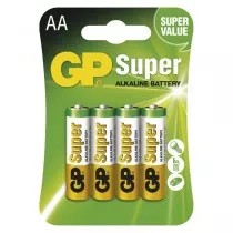 Baterie GP SUPER ALKALINE LR6 AA 4 ks, blistr