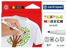 Popisovač 2739 TEXTIL zelená sv.