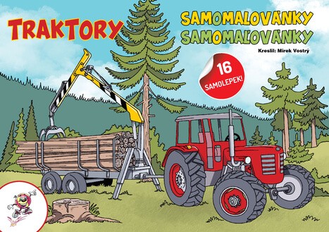 Omalovánky SAMOOMALOVÁNKY - Traktory