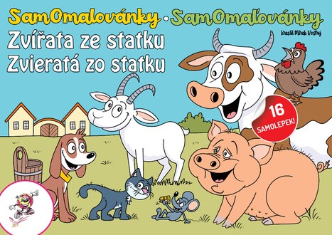 Omalovánky SAMOOMALOVÁNKY - Zvířata ze statku