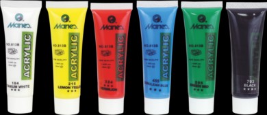 Akrylové barvy sada 6ks 30ml