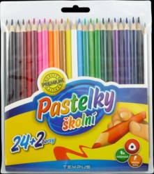 Pastelky Tempus 0325 trojhr. 24+2