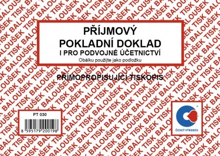 T-příj.pokl.dokl.A6 i pro podvojné úč. propisovací 50ls