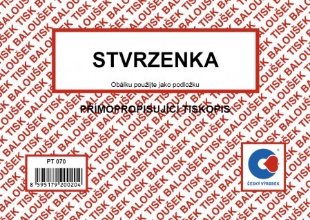 T-stvrzenka A6 číslovaná 1+1/50ls