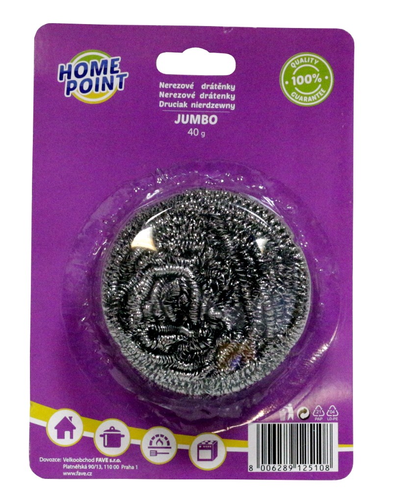 Drátěnka nerezová JUMBO 40 g 32