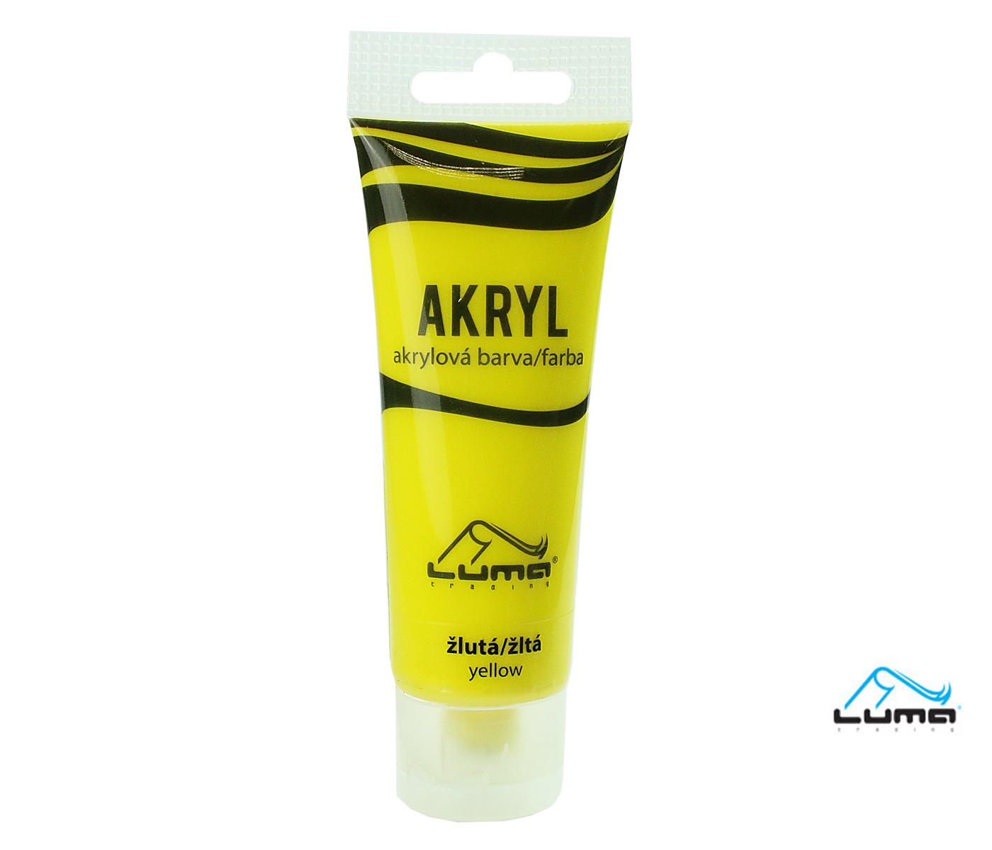 Akrylová barva LUMA 75ml, žlutá