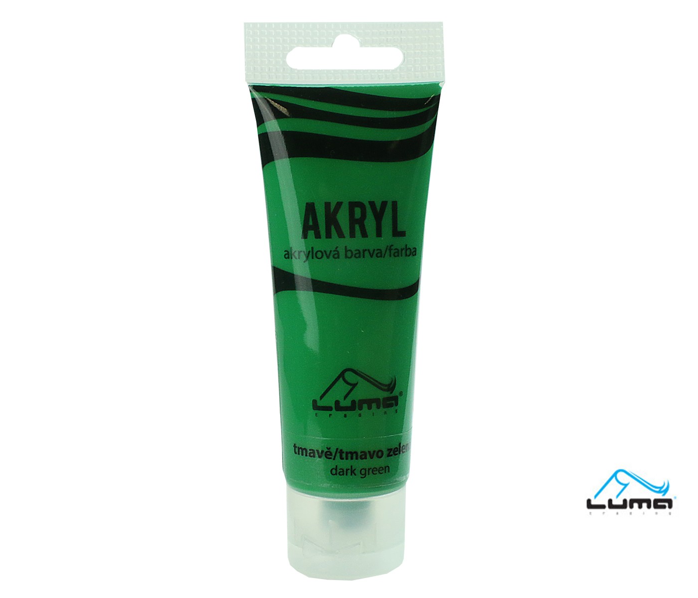 Akrylová barva LUMA 75ml, zelená tmavá