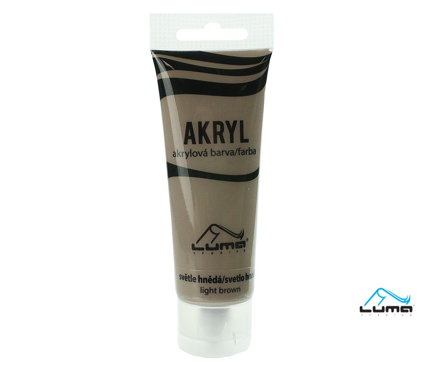 Akrylová barva LUMA 75ml, hnědá světlá