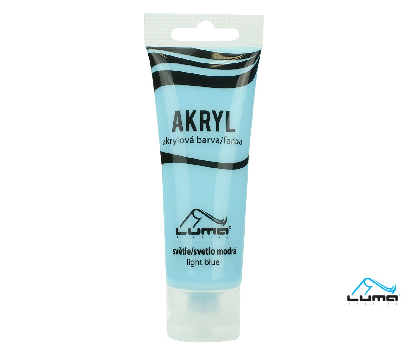Akrylová barva LUMA 75ml, modrá světlá