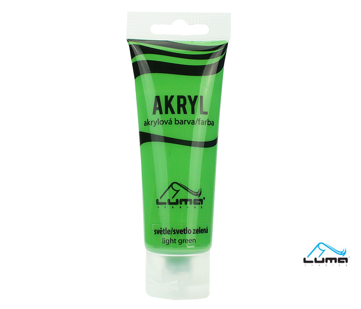 Akrylová barva LUMA 75ml, zelená světlá