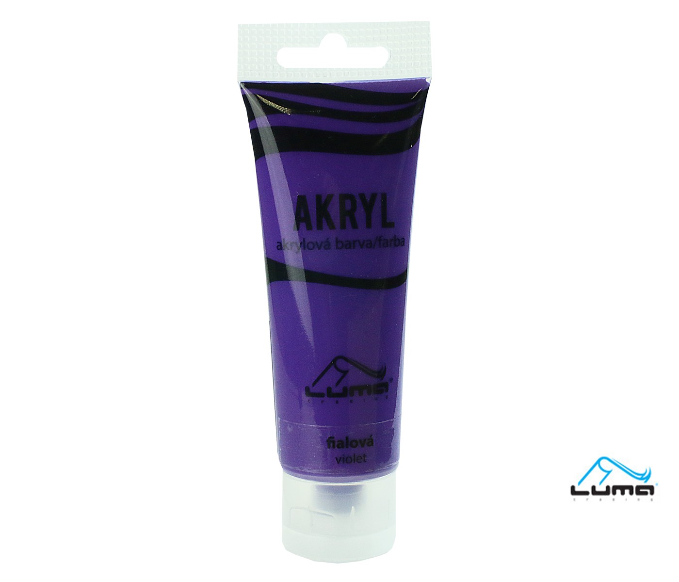 Akrylová barva LUMA 75ml, fialová
