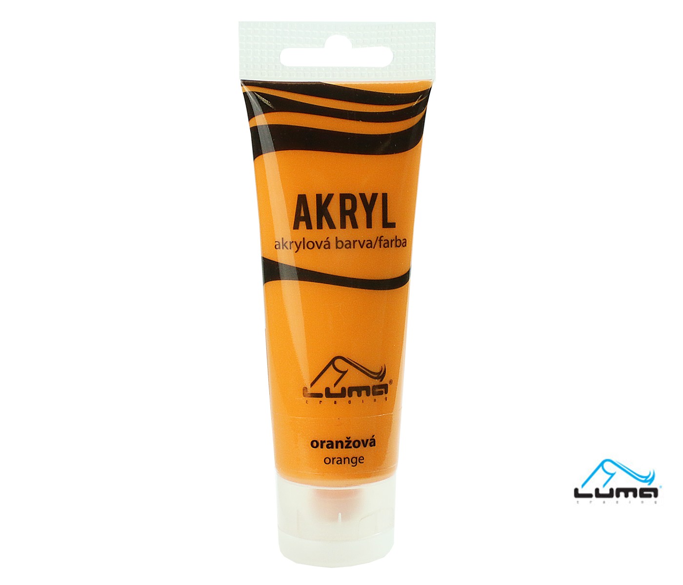 Akrylová barva LUMA 75ml, oranžová