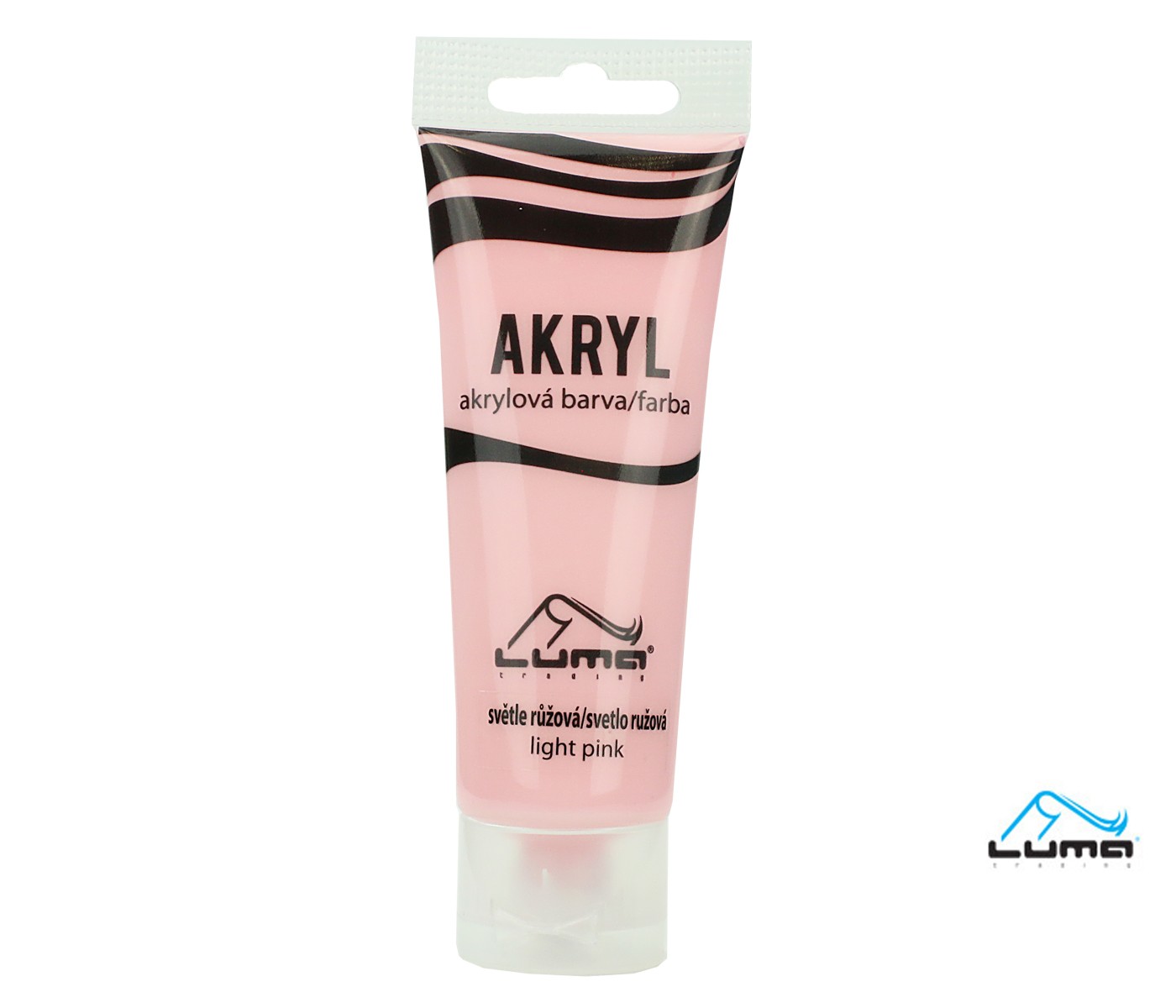Akrylová barva LUMA 75ml, růžová světlá