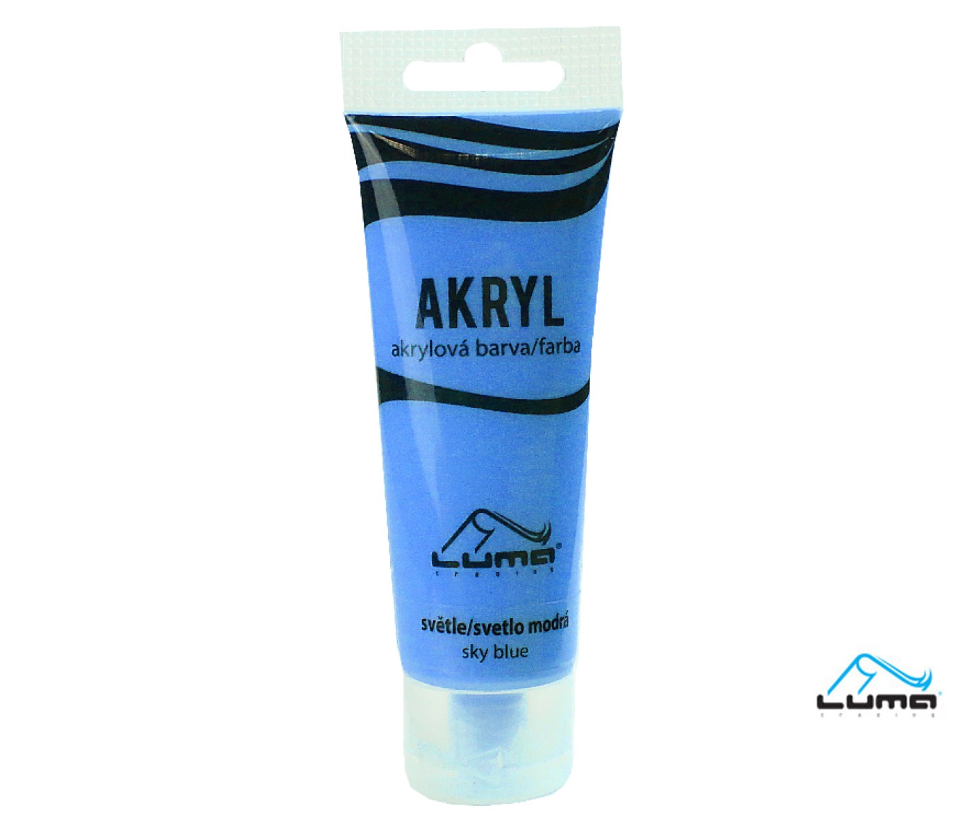 Akrylová barva LUMA 75ml, modrá nebesky