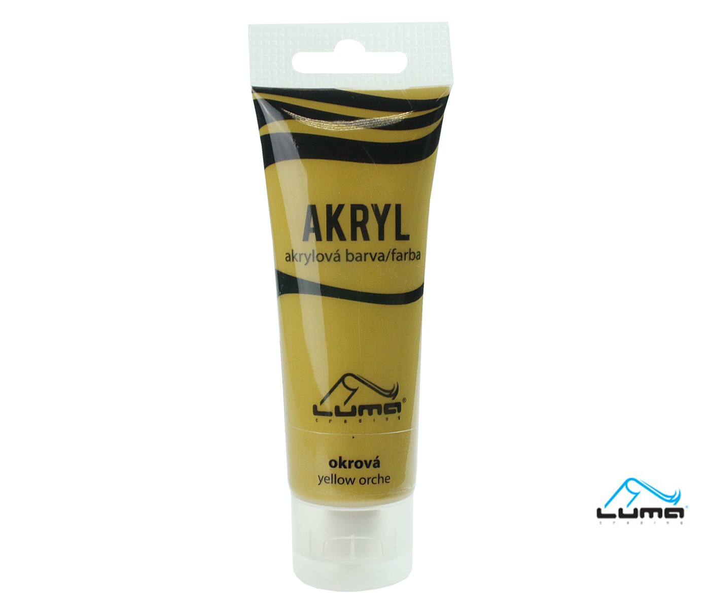 Akrylová barva LUMA 75ml, okrová