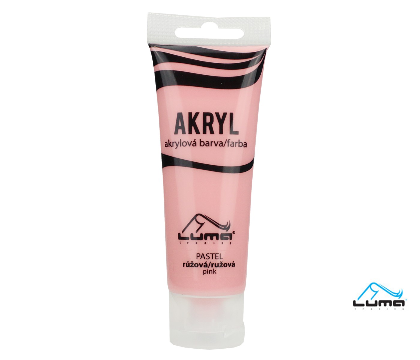 Akrylová barva LUMA 75ml, PASTEL růžová