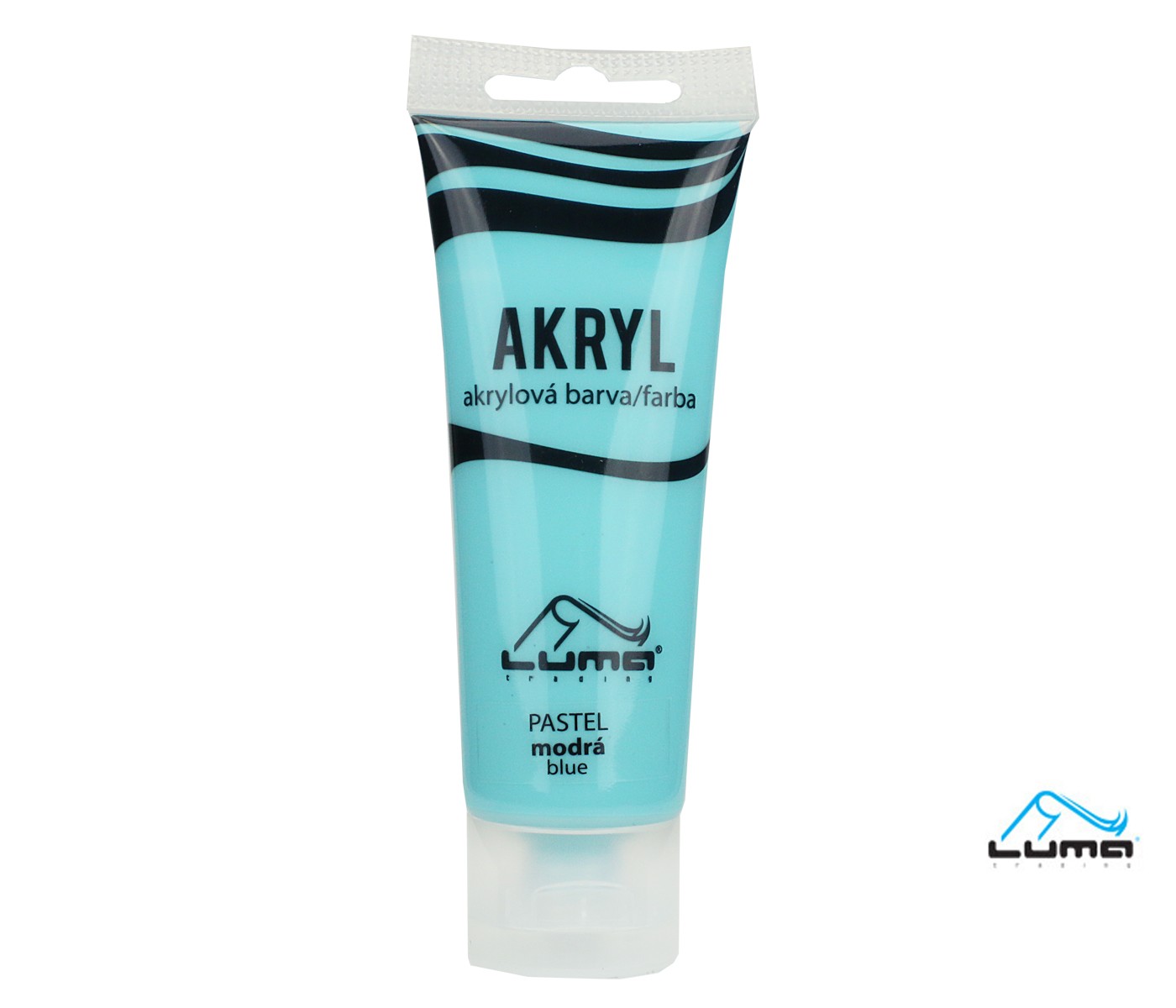 Akrylová barva LUMA 75ml, PASTEL modrá