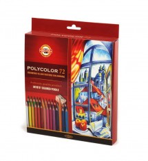 Pastelky KIN umělecké 72ks Polycolor
