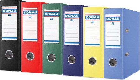 Pořadač A5 pák. 70mm DONAU černý