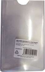 Pouzdro PVC 85x135 průkazka (s výřezem)